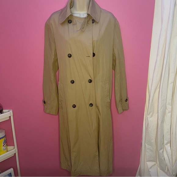 NWT Full-Length Trench Coat – Longline Jacket – Size Medium - Picture 8 of 9